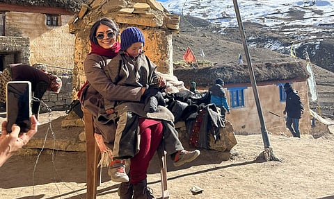 Mrunal Thakur shares unseen photos from the sets of Sita Ramam and Gumraah