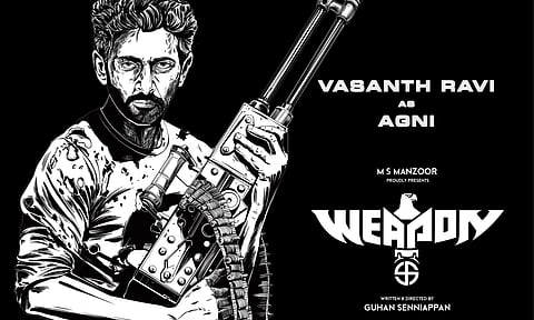 Vasanth Ravi's character poster from Weapon out