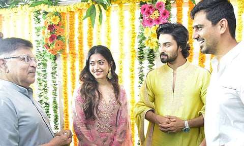Rashmika Mandanna's Rainbow goes on floors 