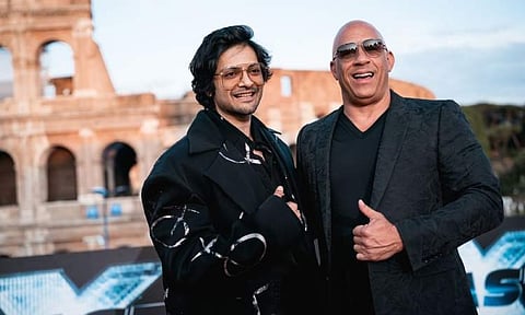 Ali Fazal reunites with Fast and Furious 7 co-star Vin Diesel at Fast X premiere 