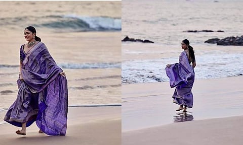 Mrunal Thakur unveils her first look from Nani 30