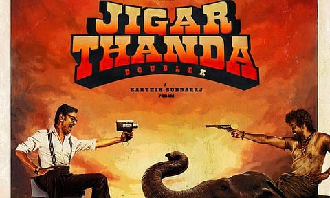 Karthik Subbaraj concocts a "Pandyaa Western" in Jigarthanda Double X teaser 