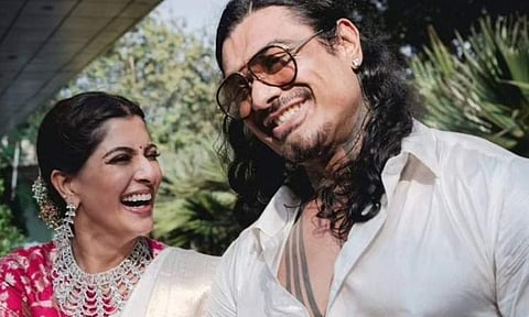 Varalaxmi with her fiancé Nicholai Sachdev