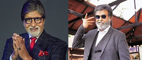 Actor Rajinikanth and Amitabh Bachchan 