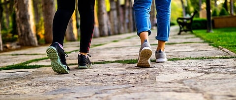 नियमितपणे अर्धा तास चालणे (walk) गरजेचे आहे