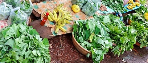 गोव्यातील काणकोण येथे भाजीपाला विक्री केंद्र 