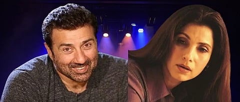 Actor sunny deol and Actress dimple kapadia
