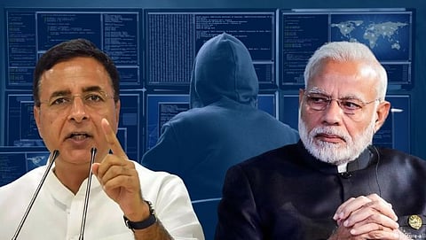Randeep Surjewala Criticized  Narendra Modi government over pegasus Case