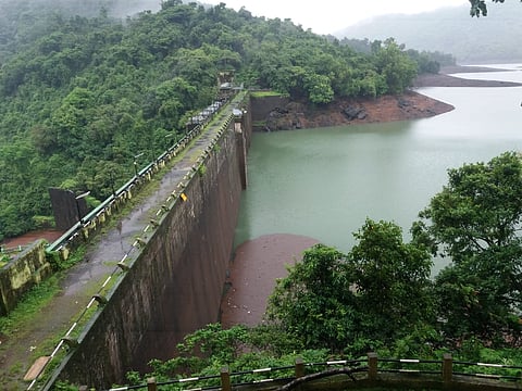 Anjunem Dam at Kerim - Sattari (Goa), on Monday, 19 July, 2021.