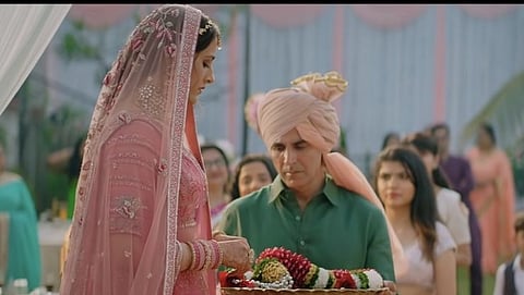 Actor Akshay Kumar and Actress Nupur Sanon