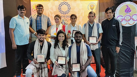 Tokyo Olympic: Goa Olympic Association felicitated sportspersons / promoters from Rugby