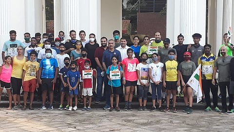 Olympic Awareness Programme: 
Runners participating in the race