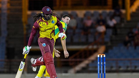 Chris Gayle during T20 against Australia