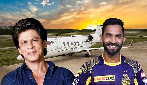 Dinesh Karthik And Shahrukh khan 