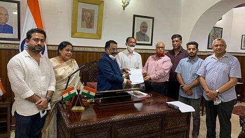 Goa congress Committee meeting with Governor of Goa 