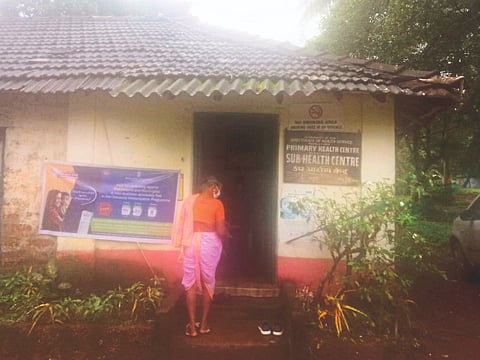 Goa: Sub Health Center In Nirankal.