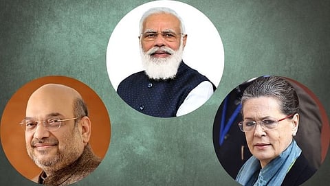 PM Modi,  Amit Shah Sonia Gandhi met LokSabha Speaker Om Birla today.