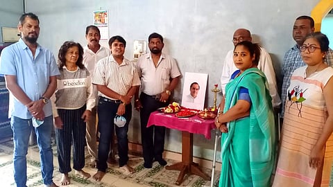 Late. Sadbhavana Divas program celebrated at Assagaon Badem on the occasion of Rajiv Gandhi's Birth Anniversary. (Goa)