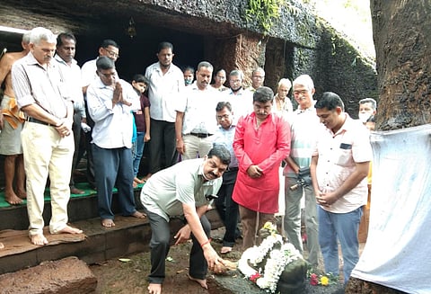Foundation Stone Program of Caves of Pavdava's In Lamgao, Bicholim, Goa. On 03 Aug, 2021.