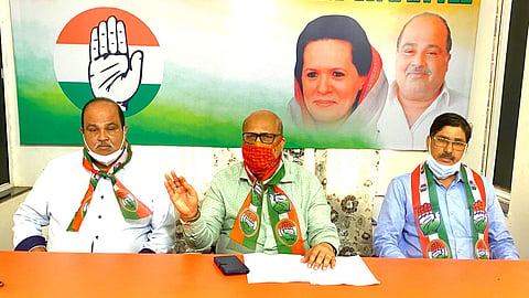 Goa Politics: Digambar Kamat and office bearers (Subhash Faldesai & Joe Dies) speaking at the press conference