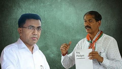 CM Pramod Sawant and Girish Chodankar