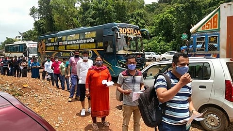 How come all the passengers coming from Patradevi Naka are negative to Corona 19 ?