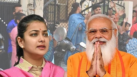 Creating bad situation in country Because of Thali Bajao, Praniti Shinde criticized Modi