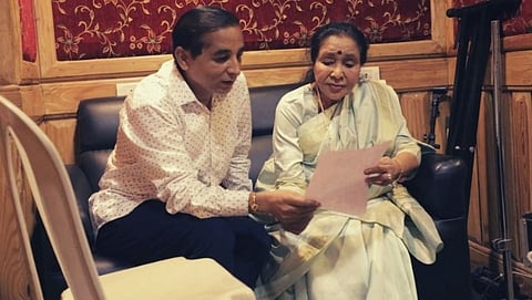 Asha Bhosle sang a song for this Marathi film at the age of 88 
