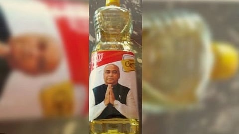 Goa Election: Babu brand oil bottle