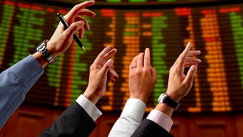 Telecom companies shares on high today