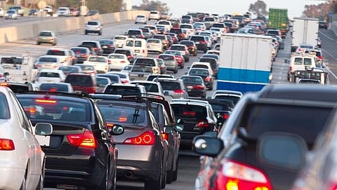 Traffic Jam on Mumbai-Goa Expressway