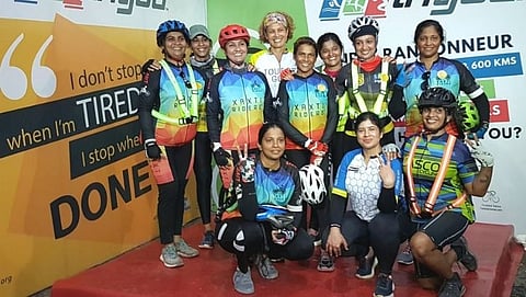 ट्राय गोवाच्या 200 किलोमीटर सायकल राईडमध्ये यशस्वी ठरलेल्या महिला सायकलपटू (Goa)