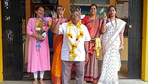 आगरवाडा चोपडे पंचायतीच्या सरपंच पदी भगीरथ पंढरीनाथ गावकर यांची बिनविरोध निवड 