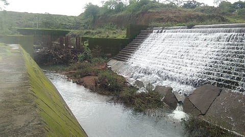Water flowing in Kalsa Nala at Kankumbi