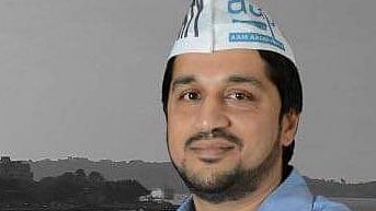 AAP Leader Valmiki 
Naik