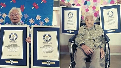 The 107 year old twin sisters in japan set a world record 