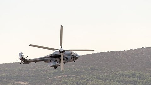 Indian Army helicopter crash in Jammu-Kashmir Udhampur district at Shivgarhdhar