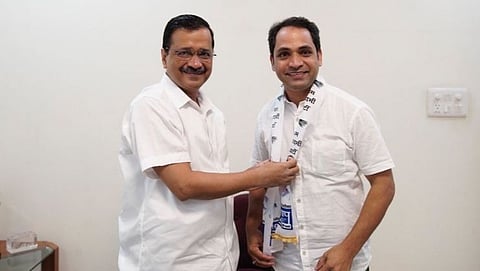 Chief Minister Arvind Kejriwal & Rajdeep Naik