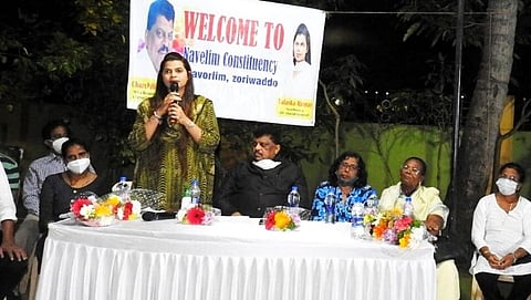 Goa चर्चिल आलेमाव यांच्या कन्या वालांका आलेमाव