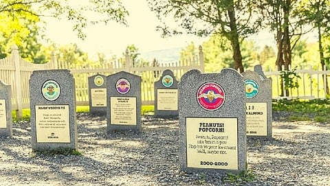 Worlds strangest cemetery, where ice cream is buried