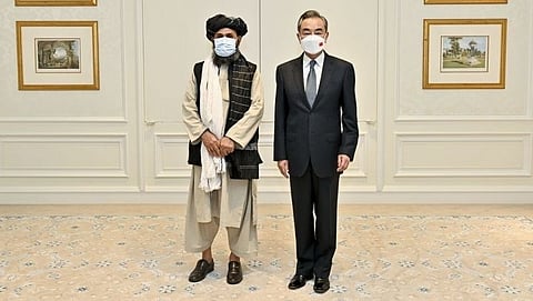 Meeting between China Foreign Minister Wang Yi & Taliban leader Abdul Ghani Baradar in Doha