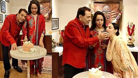 Hema Malini celebrate her Birthday with family, see photo