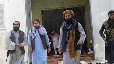 Taliban leader Anas Haqqani visited to Mahmud Ghaznavi Shrine  