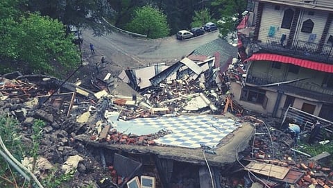 Video: Multi storey Building Collapse In Shimla at Himachal Pradesh