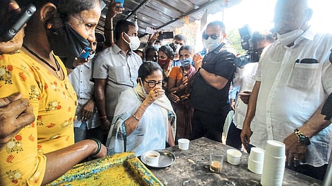 TMC President Mamata Banerjee at Tea Shop (Goa) 