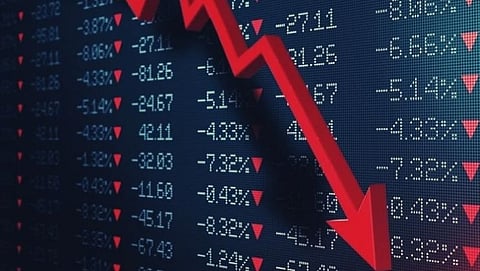The stock market crashed after the RBI decision