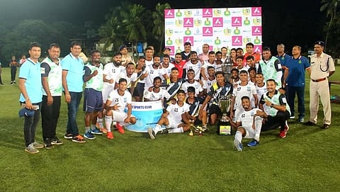Panaji Footballers win Goa police cup 