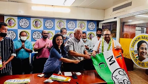 Trajano Dmello joined trinamool congress in goa 