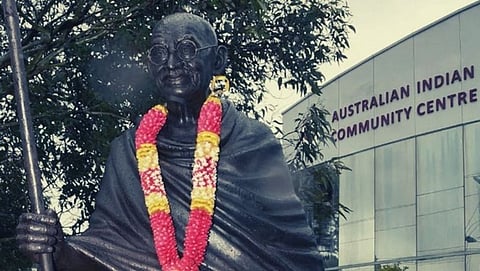 Mahatma Gandhi's statue vandalised in Australia