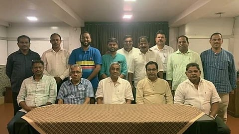 Why did MGP leave Goa and hold its Central Committee meeting in Belgaum 
